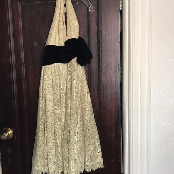 marchesa halter dress